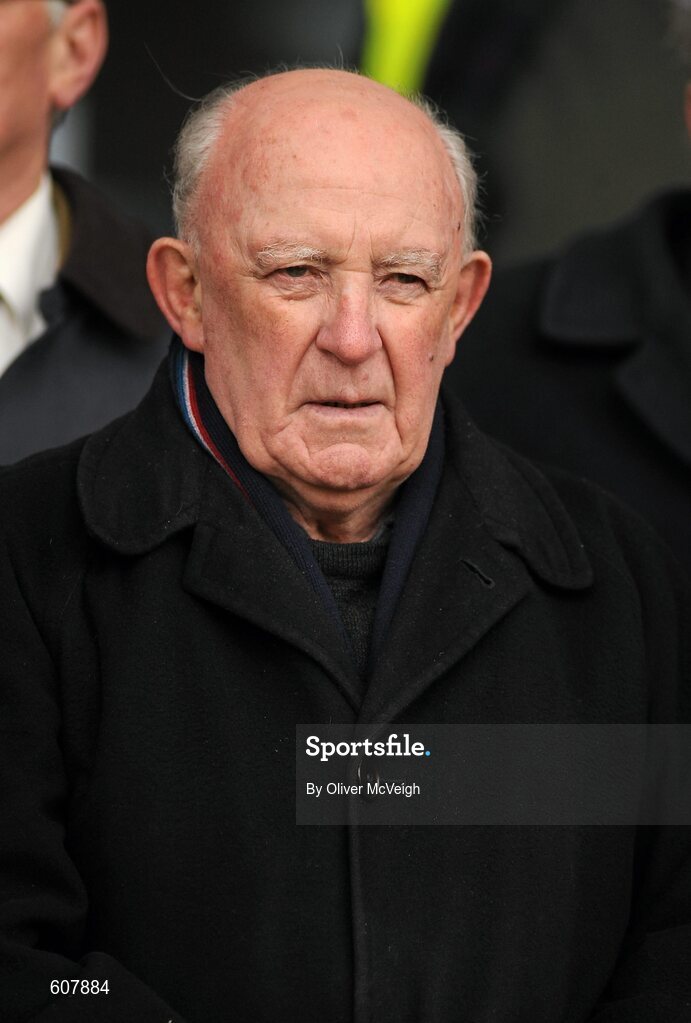 19 March 2012; Brother Lawerence Ennis, Former Ulster Colleges Council Chairman. MacRory Cup Final, St. Patrick’s, Maghera v St. Michael’s, Enniskillen, Bessbrook, Morgan Athletic Grounds, Armagh. Picture credit: Oliver McVeigh / SPORTSFILE