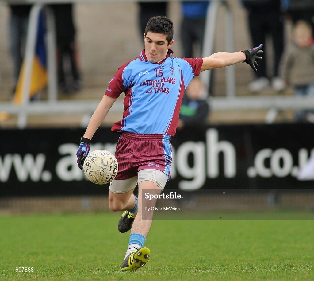 19 March 2012; Eddie Courtney, St. Michael’s. MacRory Cup Final, St. Patrick’s, Maghera v St. Michael’s, Enniskillen, Bessbrook, Morgan Athletic Grounds, Armagh. Picture credit: Oliver McVeigh / SPORTSFILE