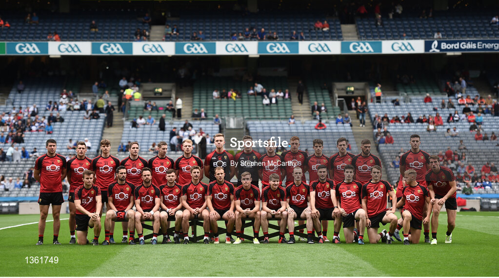 29 July 2017; The Down squad during the GAA Football All-Ireland Senior Championship Round 4B match between Down and Monaghan at Croke Park in Dublin. Photo by Stephen McCarthy/Sportsfile