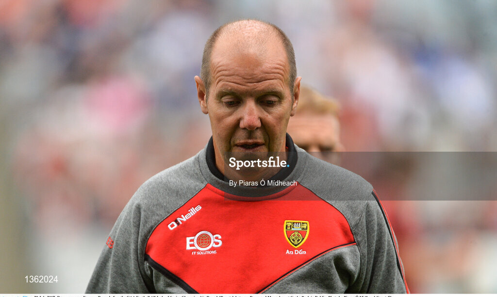 29 July 2017; Down manager Eamonn Burns before the GAA Football All-Ireland Senior Championship Round 4B match between Down and Monaghan at Croke Park in Dublin. Photo by Piaras Ó Mídheach/Sportsfile