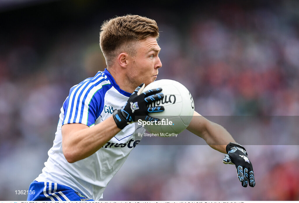 29 July 2017; Conor McCarthy of Monaghan during the GAA Football All-Ireland Senior Championship Round 4B match between Down and Monaghan at Croke Park in Dublin. Photo by Stephen McCarthy/Sportsfile