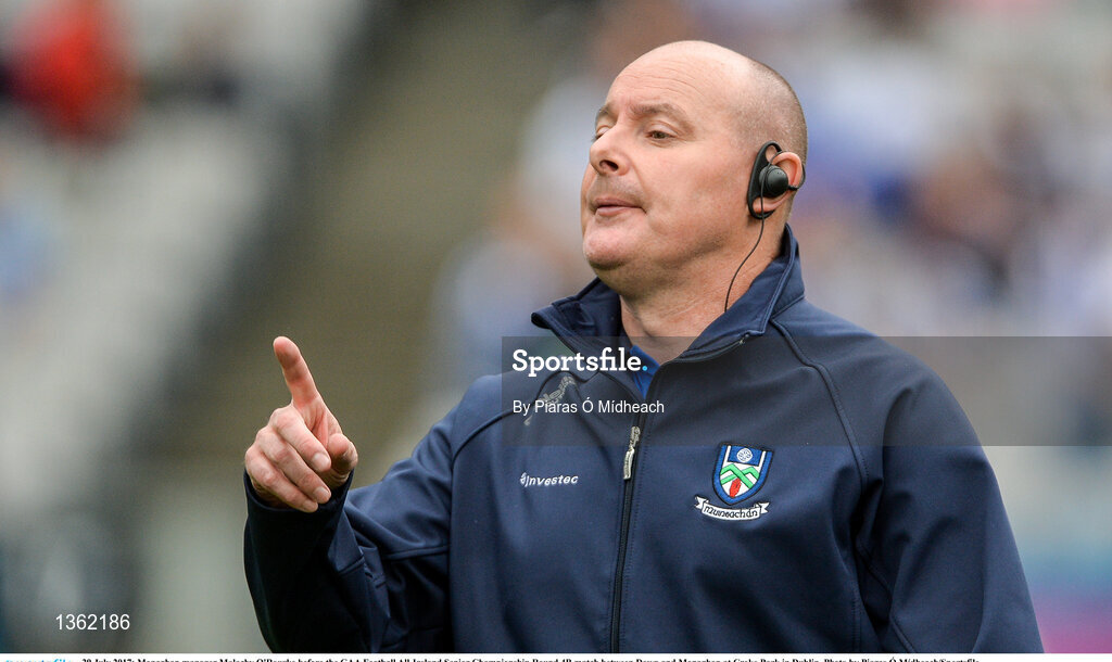 29 July 2017; Monaghan manager Malachy O'Rourke before the GAA Football All-Ireland Senior Championship Round 4B match between Down and Monaghan at Croke Park in Dublin. Photo by Piaras Ó Mídheach/Sportsfile