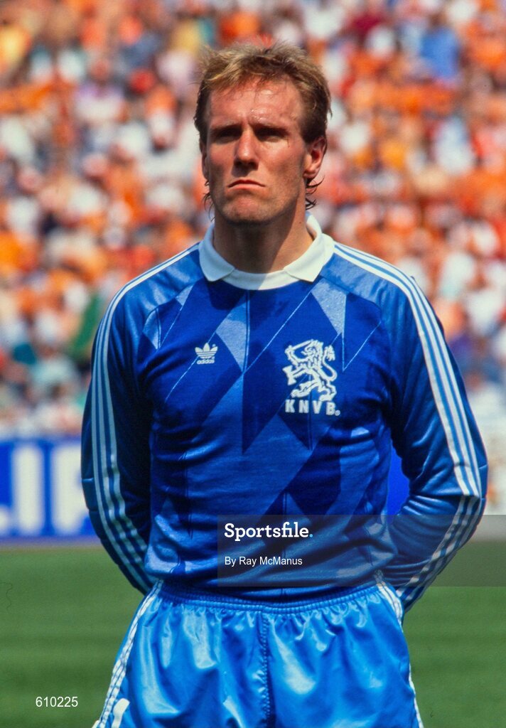 18 June 1988; Hans van Breukelen of Netherlands during the UEFA European Football Championship Finals Group B match between Republic of Ireland and Netherlands at Parkstadion in Gelsenkirchen, Germany. Photo by Ray McManus/Sportsfile