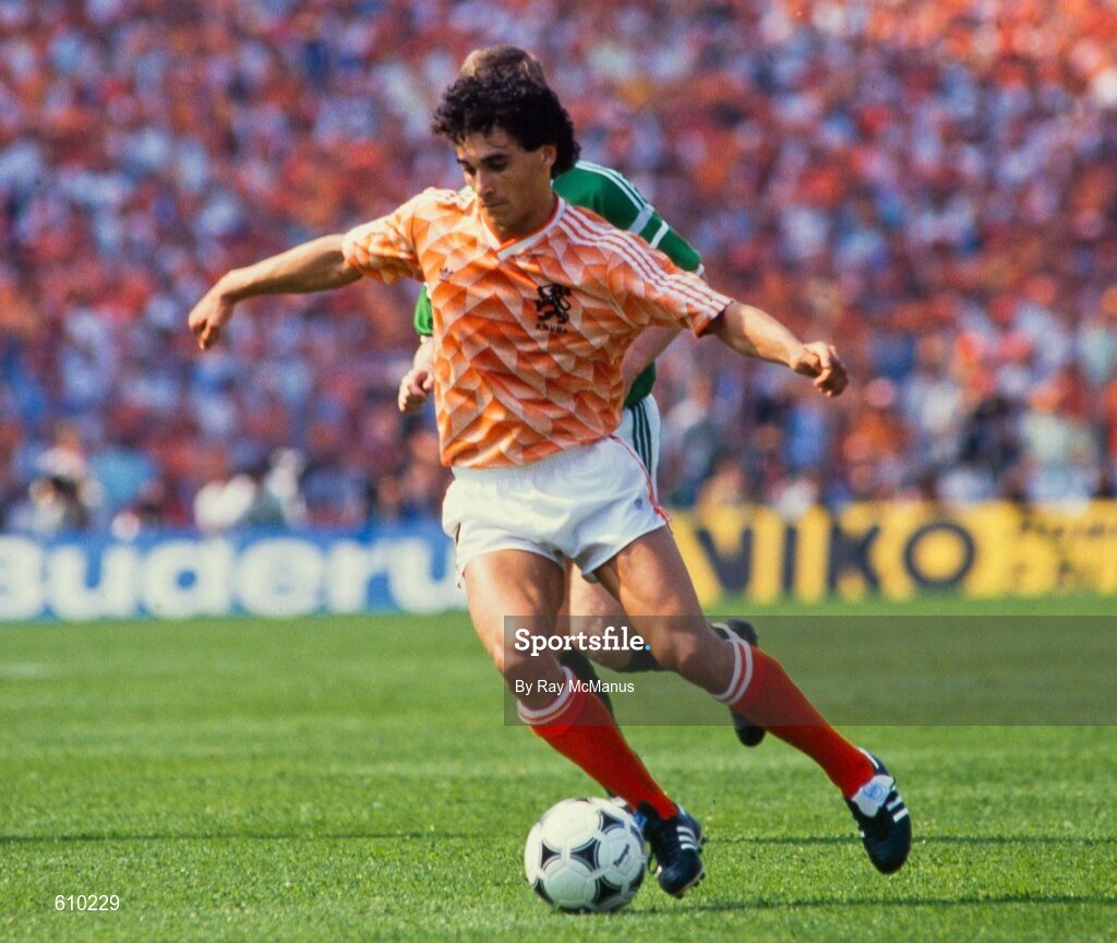 18 June 1988; Gerard Vandenburg of Netherlands during the UEFA European Football Championship Finals Group B match between Republic of Ireland and Netherlands at Parkstadion in Gelsenkirchen, Germany. Photo by Ray McManus/Sportsfile