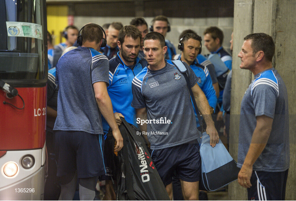 5 August 2017; Dublin captain Stephen Cluxton arrives for the GAA Football All-Ireland Senior Championship Quarter-Final match between Dublin and Monaghan at Croke Park in Dublin. Photo by Ray McManus/Sportsfile