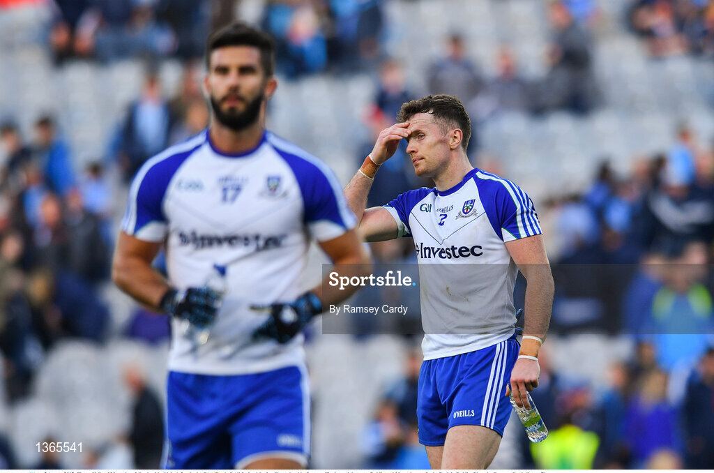 5 August 2017; Fintan Kelly of Monaghan following his side's defeat in the GAA Football All-Ireland Senior Championship Quarter-Final match between Dublin and Monaghan at Croke Park in Dublin. Photo by Ramsey Cardy/Sportsfile