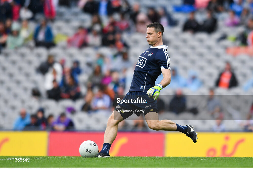 5 August 2017; Stephen Cluxton of Dublin during the GAA Football All-Ireland Senior Championship Quarter-Final match between Dublin and Monaghan at Croke Park in Dublin. Photo by Ramsey Cardy/Sportsfile