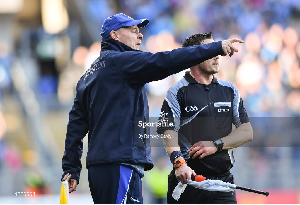 5 August 2017; Monaghan manager Malachy O'Rourke during the GAA Football All-Ireland Senior Championship Quarter-Final match between Dublin and Monaghan at Croke Park in Dublin. Photo by Ramsey Cardy/Sportsfile