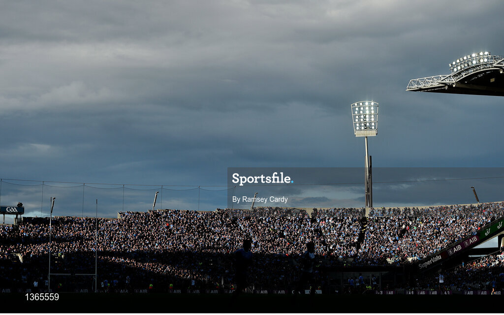 5 August 2017; A general view of Hill 16 during the GAA Football All-Ireland Senior Championship Quarter-Final match between Dublin and Monaghan at Croke Park in Dublin. Photo by Ramsey Cardy/Sportsfile