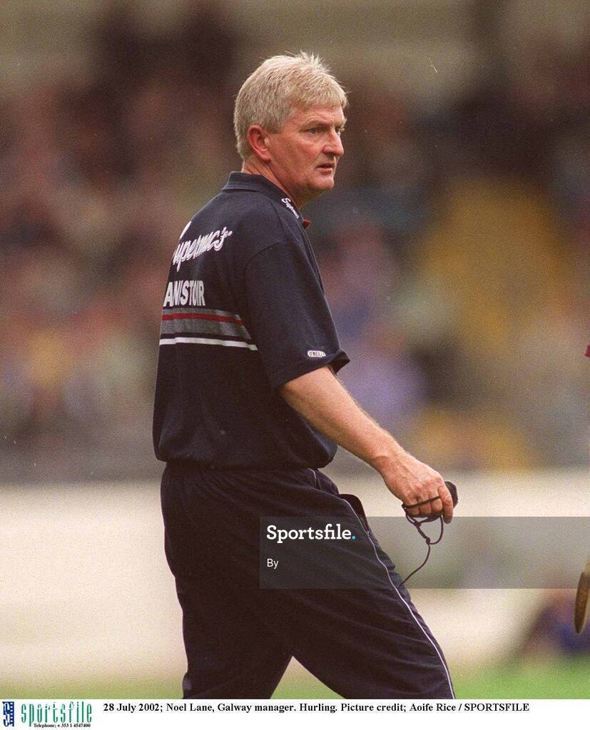 28 July 2002; Noel Lane, Galway manager. Hurling. Picture credit; Aoife Rice / SPORTSFILE