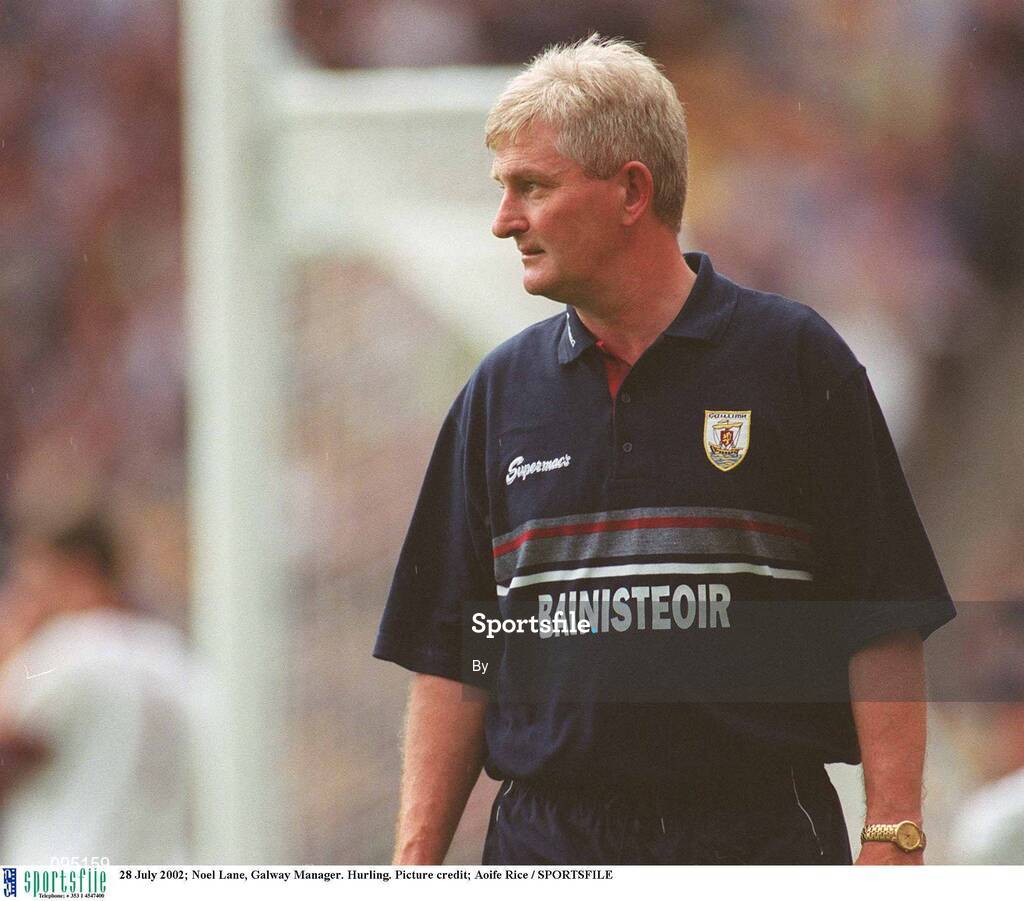 28 July 2002; Noel Lane, Galway Manager. Hurling. Picture credit; Aoife Rice / SPORTSFILE
