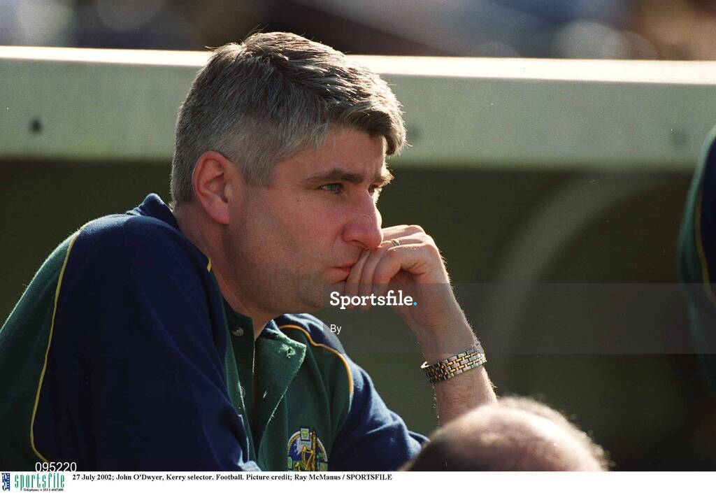 27 July 2002; John O'Dwyer, Kerry selector. Football. Picture credit; Ray McManus / SPORTSFILE