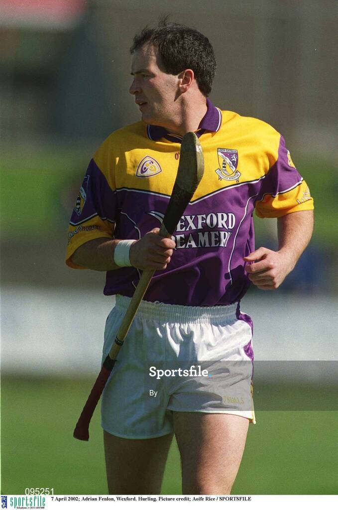 7 April 2002; Adrian Fenlon, Wexford. Hurling. Picture credit; Aoife Rice / SPORTSFILE