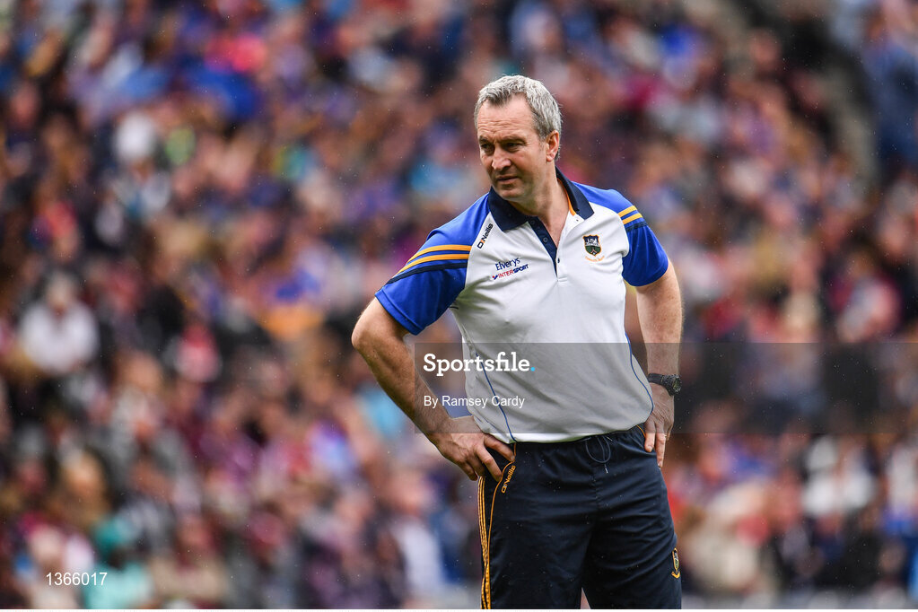 6 August 2017; Tipperary manager Michael Ryan during the GAA Hurling All-Ireland Senior Championship Semi-Final match between Galway and Tipperary at Croke Park in Dublin. Photo by Ramsey Cardy/Sportsfile