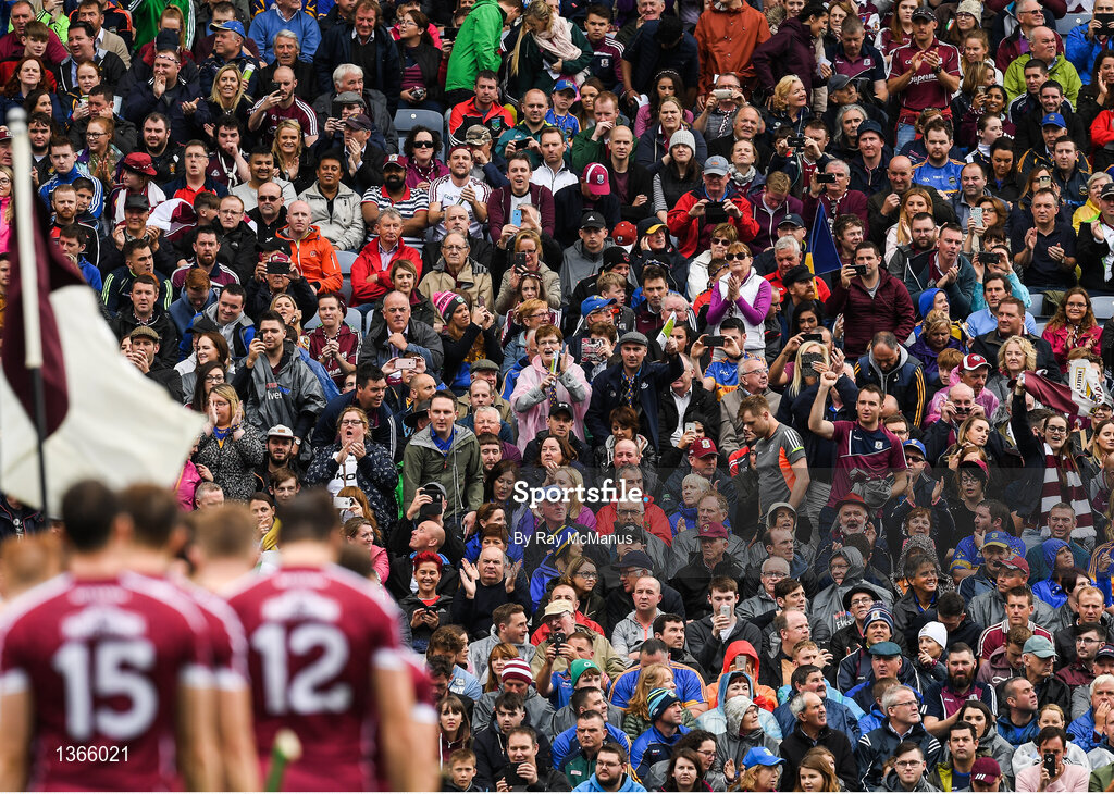6 August 2017; Supporters in the Hogan stand before the GAA Hurling All-Ireland Senior Championship Semi-Final match between Galway and Tipperary at Croke Park in Dublin. Photo by Ray McManus/Sportsfile