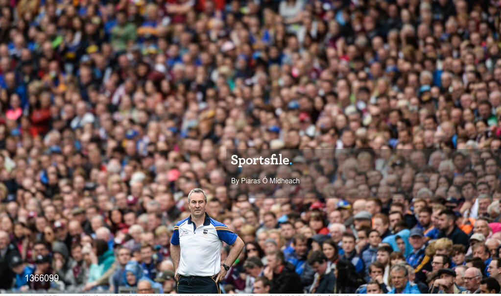6 August 2017; Tipperary manager Michael Ryan during the GAA Hurling All-Ireland Senior Championship Semi-Final match between Galway and Tipperary at Croke Park in Dublin. Photo by Piaras Ó Mídheach/Sportsfile