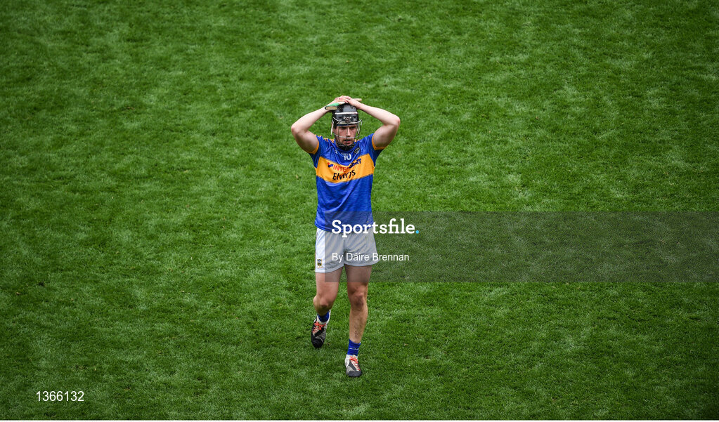6 August 2017; A dejected Dan McCormack of Tipperary after the GAA Hurling All-Ireland Senior Championship Semi-Final match between Galway and Tipperary at Croke Park in Dublin. Photo by Daire Brennan/Sportsfile