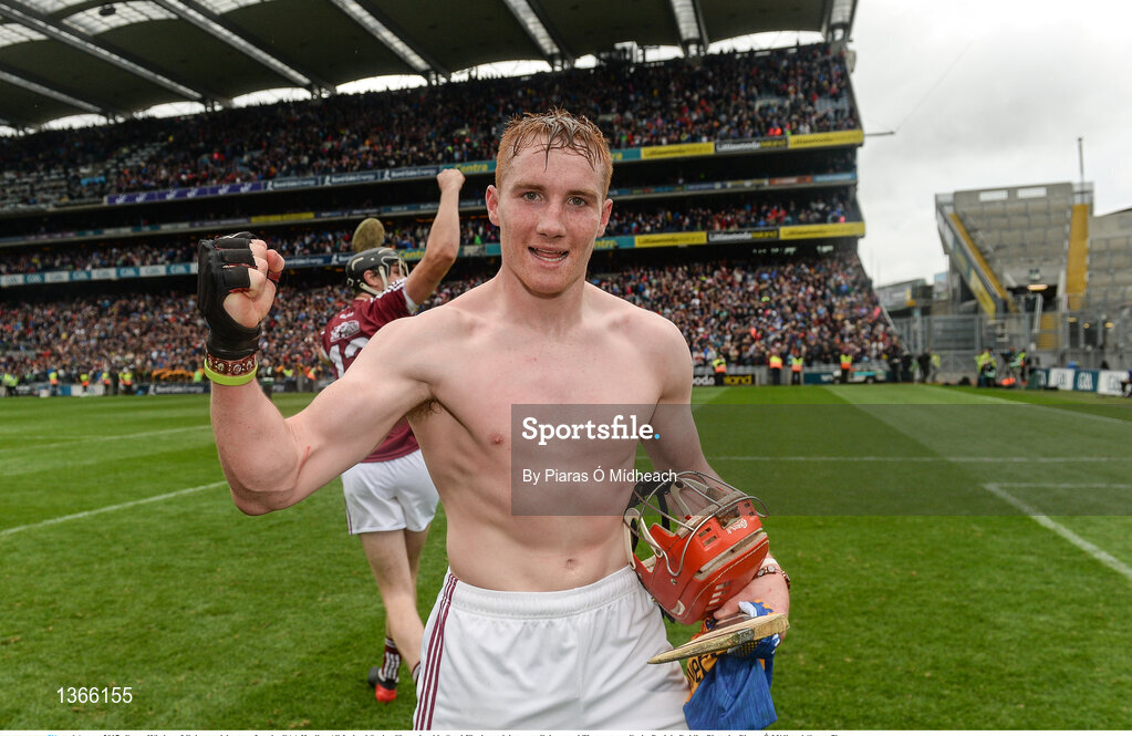 6 August 2017; Conor Whelan of Galway celebrates after the GAA Hurling All-Ireland Senior Championship Semi-Final match between Galway and Tipperary at Croke Park in Dublin. Photo by Piaras Ó Mídheach/Sportsfile
