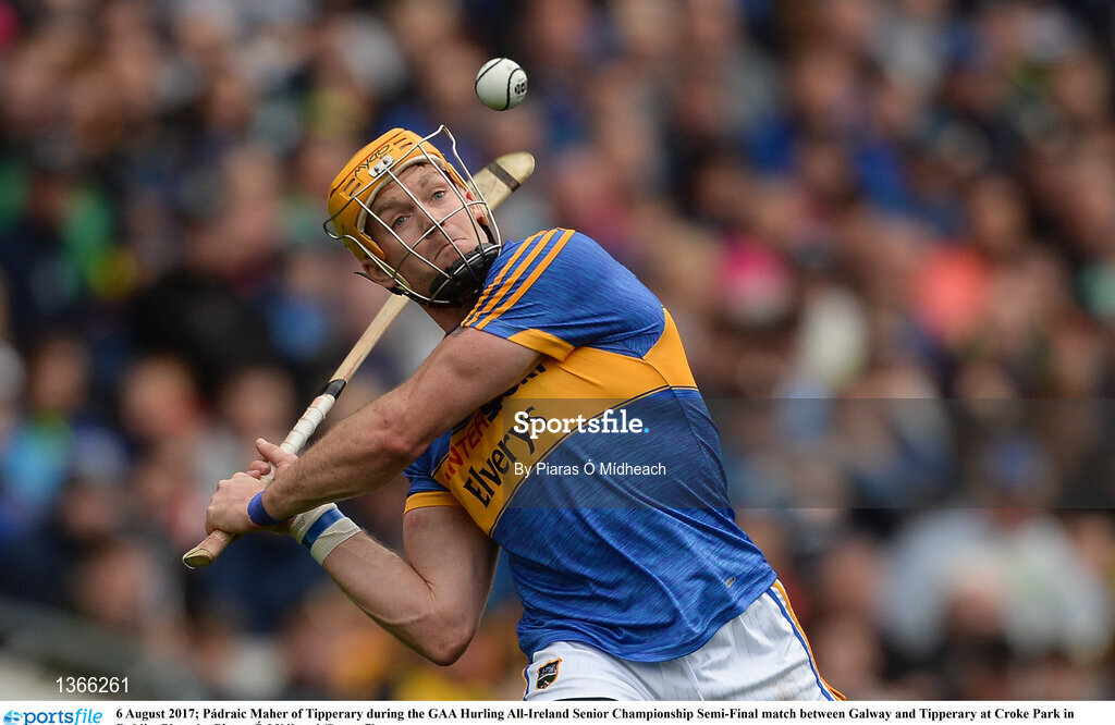 6 August 2017; Pádraic Maher of Tipperary during the GAA Hurling All-Ireland Senior Championship Semi-Final match between Galway and Tipperary at Croke Park in Dublin. Photo by Piaras Ó Mídheach/Sportsfile