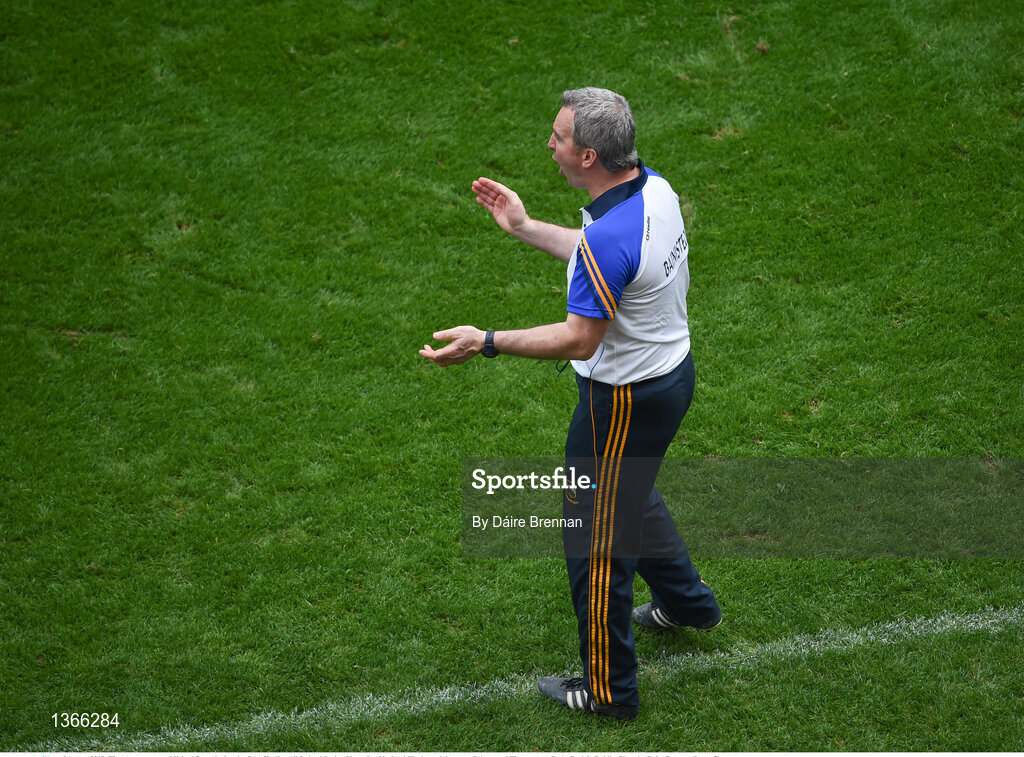 6 August 2017; Tipperary manager Michael Ryan during the GAA Hurling All-Ireland Senior Championship Semi-Final match between Galway and Tipperary at Croke Park in Dublin. Photo by Daire Brennan/Sportsfile