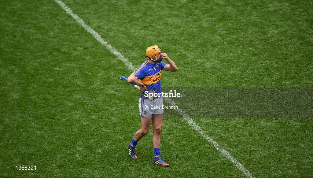 6 August 2017; A dejected Séamus Callanan of Tipperary after the GAA Hurling All-Ireland Senior Championship Semi-Final match between Galway and Tipperary at Croke Park in Dublin. Photo by Daire Brennan/Sportsfile