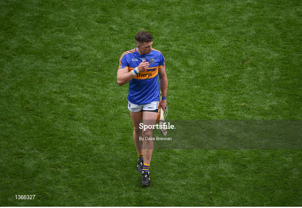 6 August 2017; A dejected Pádraic Maher of Tipperary after the GAA Hurling All-Ireland Senior Championship Semi-Final match between Galway and Tipperary at Croke Park in Dublin. Photo by Daire Brennan/Sportsfile