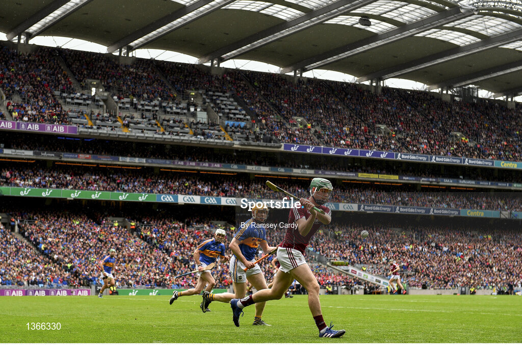 6 August 2017; Cathal Mannion of Galway during the GAA Hurling All-Ireland Senior Championship Semi-Final match between Galway and Tipperary at Croke Park in Dublin. Photo by Ramsey Cardy/Sportsfile