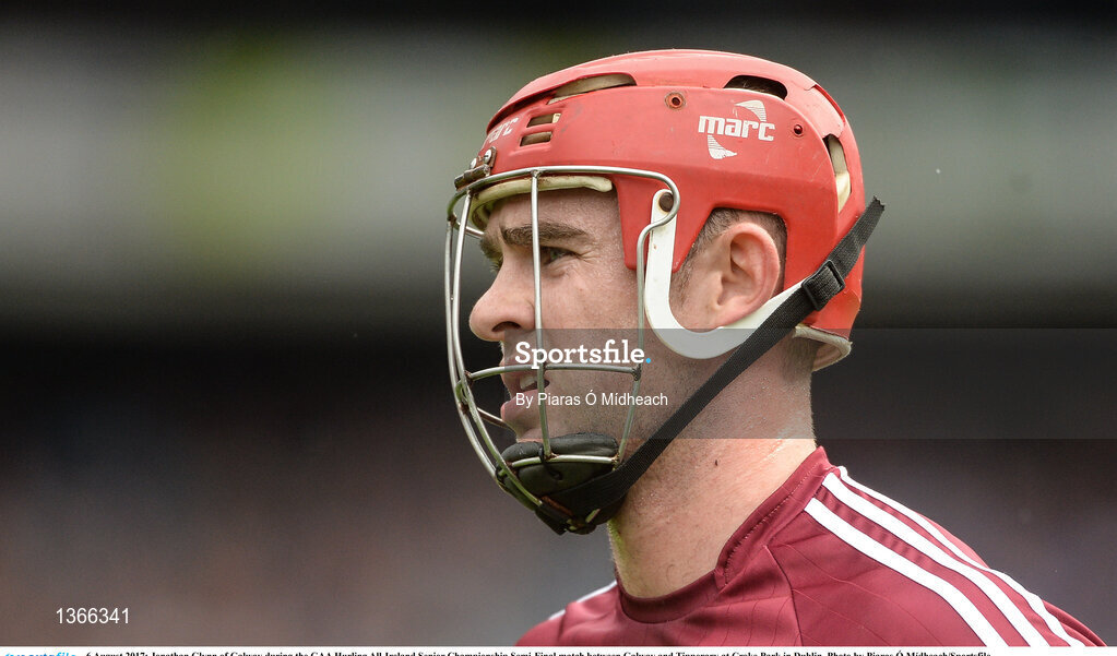 6 August 2017; Jonathan Glynn of Galway during the GAA Hurling All-Ireland Senior Championship Semi-Final match between Galway and Tipperary at Croke Park in Dublin. Photo by Piaras Ó Mídheach/Sportsfile