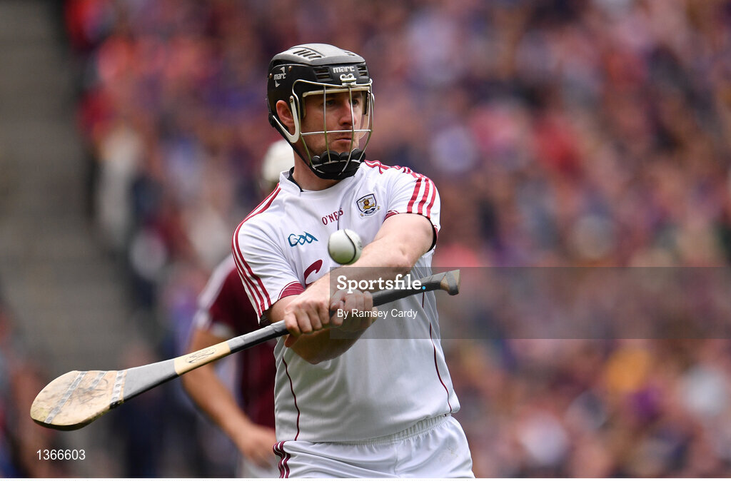 6 August 2017; Colm Callanan of Galway during the GAA Hurling All-Ireland Senior Championship Semi-Final match between Galway and Tipperary at Croke Park in Dublin. Photo by Ramsey Cardy/Sportsfile