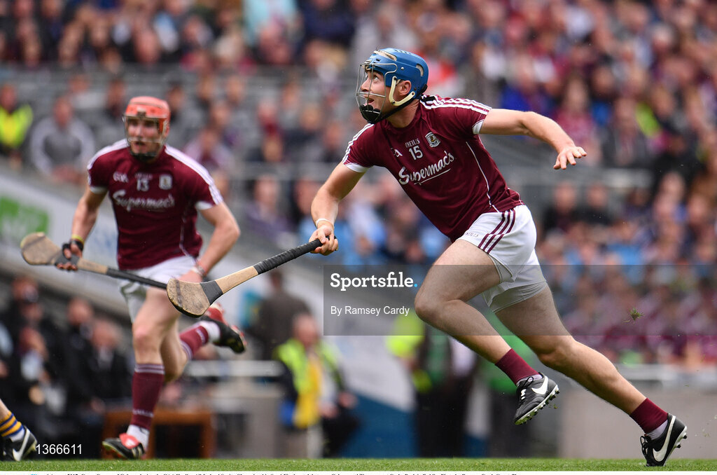 6 August 2017; Conor Cooney of Galway during the GAA Hurling All-Ireland Senior Championship Semi-Final match between Galway and Tipperary at Croke Park in Dublin. Photo by Ramsey Cardy/Sportsfile
