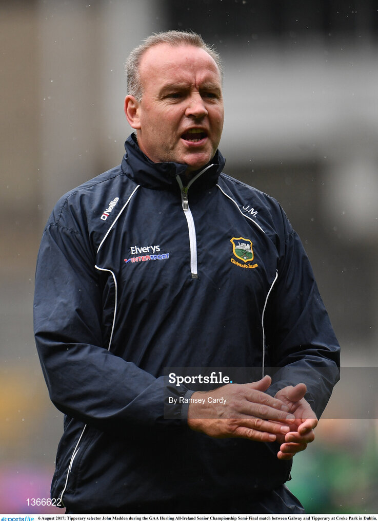 6 August 2017; Tipperary selector John Madden during the GAA Hurling All-Ireland Senior Championship Semi-Final match between Galway and Tipperary at Croke Park in Dublin. Photo by Ramsey Cardy/Sportsfile
