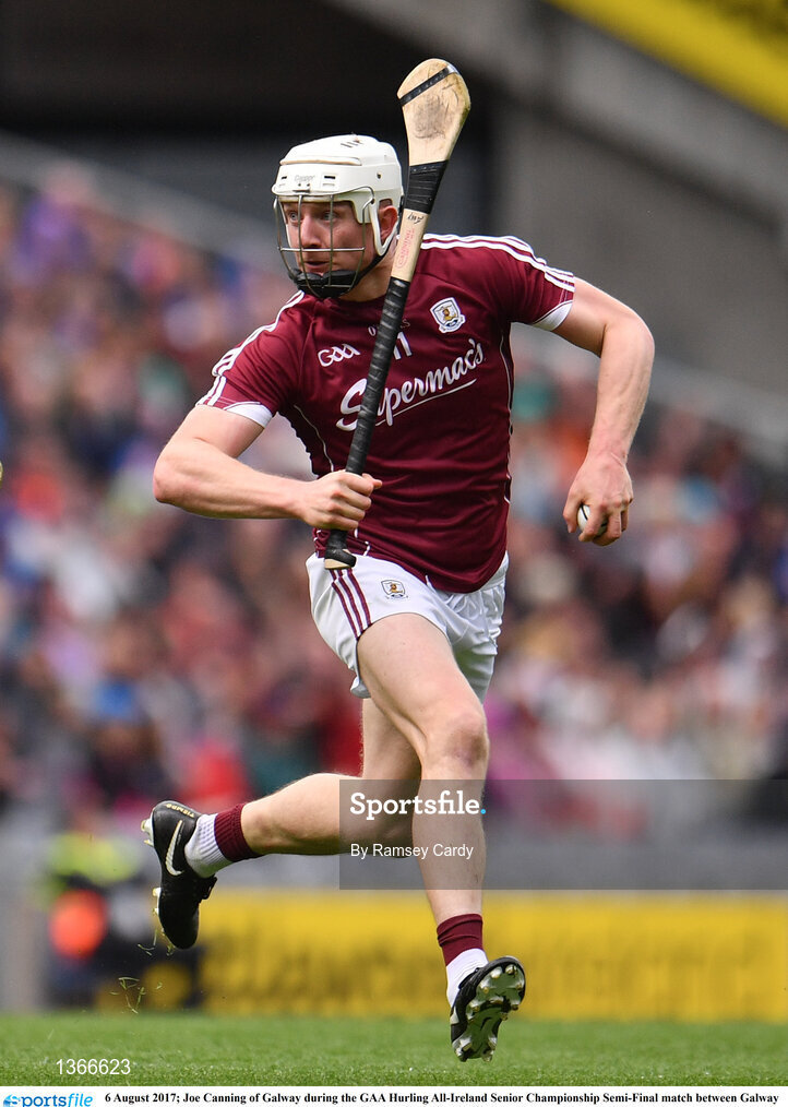 6 August 2017; Joe Canning of Galway during the GAA Hurling All-Ireland Senior Championship Semi-Final match between Galway and Tipperary at Croke Park in Dublin. Photo by Ramsey Cardy/Sportsfile