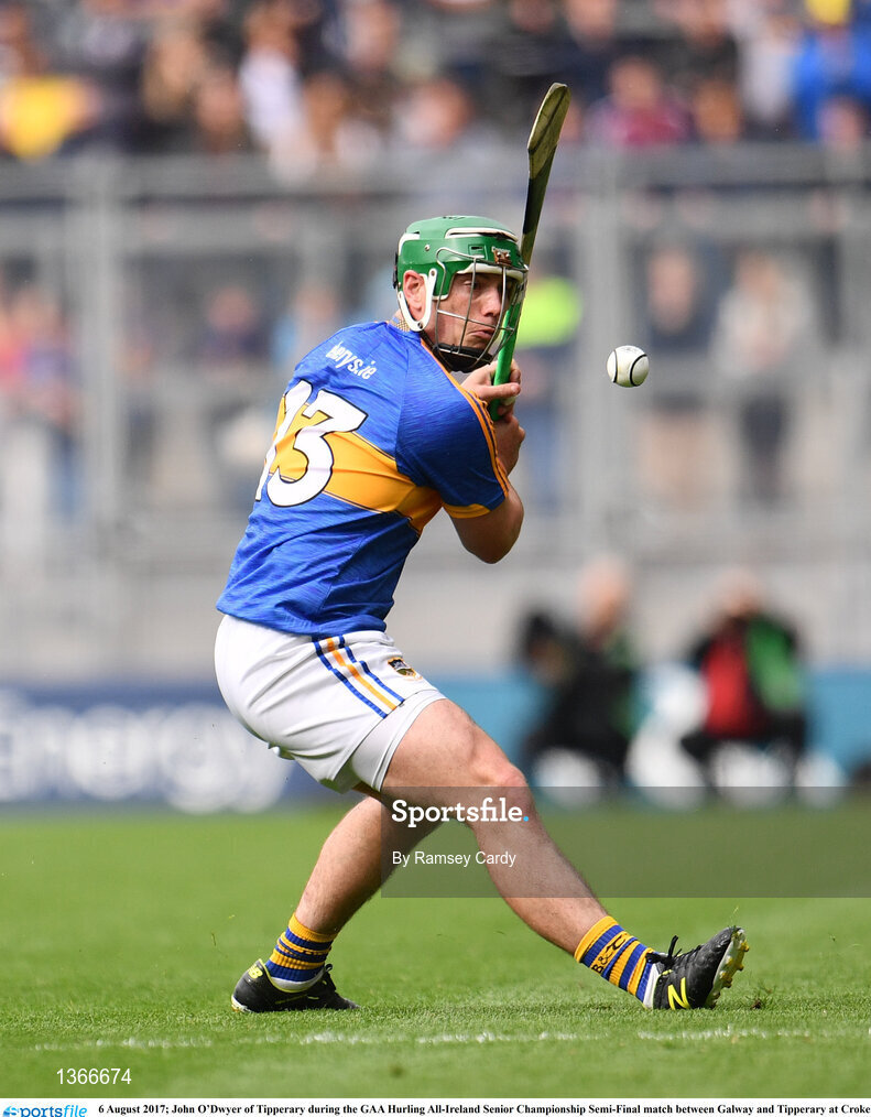 6 August 2017; John O’Dwyer of Tipperary during the GAA Hurling All-Ireland Senior Championship Semi-Final match between Galway and Tipperary at Croke Park in Dublin. Photo by Ramsey Cardy/Sportsfile