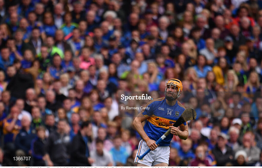 6 August 2017; Seamus Callanan of Tipperary during the GAA Hurling All-Ireland Senior Championship Semi-Final match between Galway and Tipperary at Croke Park in Dublin. Photo by Ramsey Cardy/Sportsfile