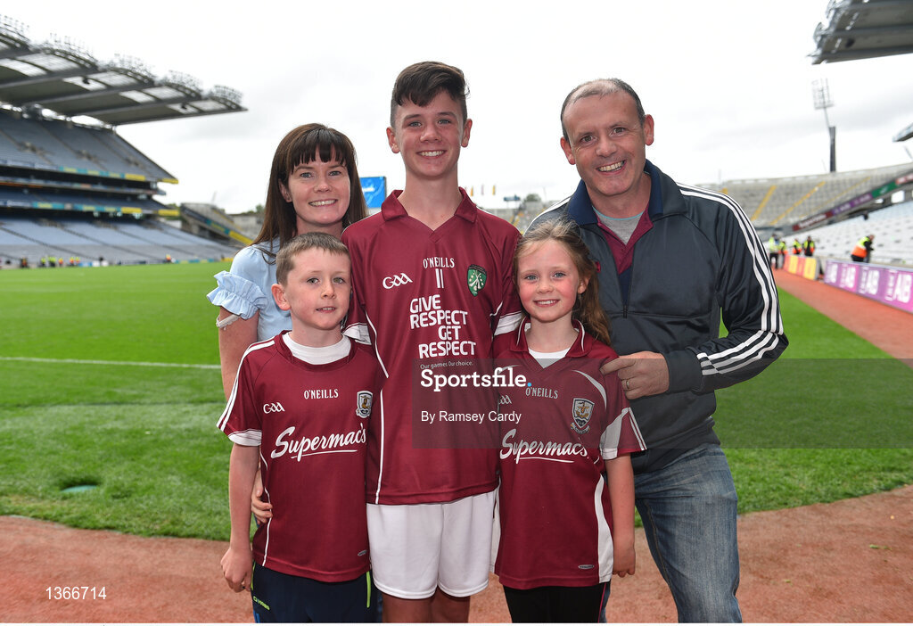 6 August 2017; Oisín Ó Floinn, Scoil na gCeithre Máistrí, Westmeath, representing Galway, during the GAA Hurling All-Ireland Senior Championship Semi-Final match between Galway and Tipperary at Croke Park in Dublin. Photo by Ramsey Cardy/Sportsfile