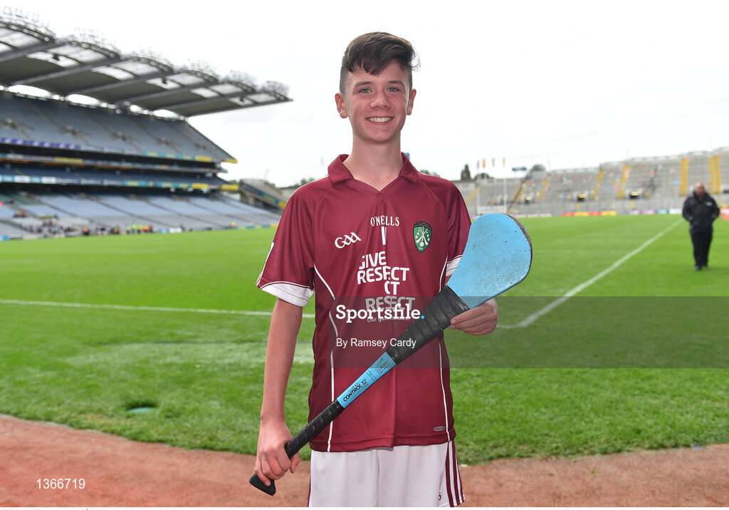 6 August 2017; Oisín Ó Floinn, Scoil na gCeithre Máistrí, Westmeath, representing Galway, during the GAA Hurling All-Ireland Senior Championship Semi-Final match between Galway and Tipperary at Croke Park in Dublin. Photo by Ramsey Cardy/Sportsfile