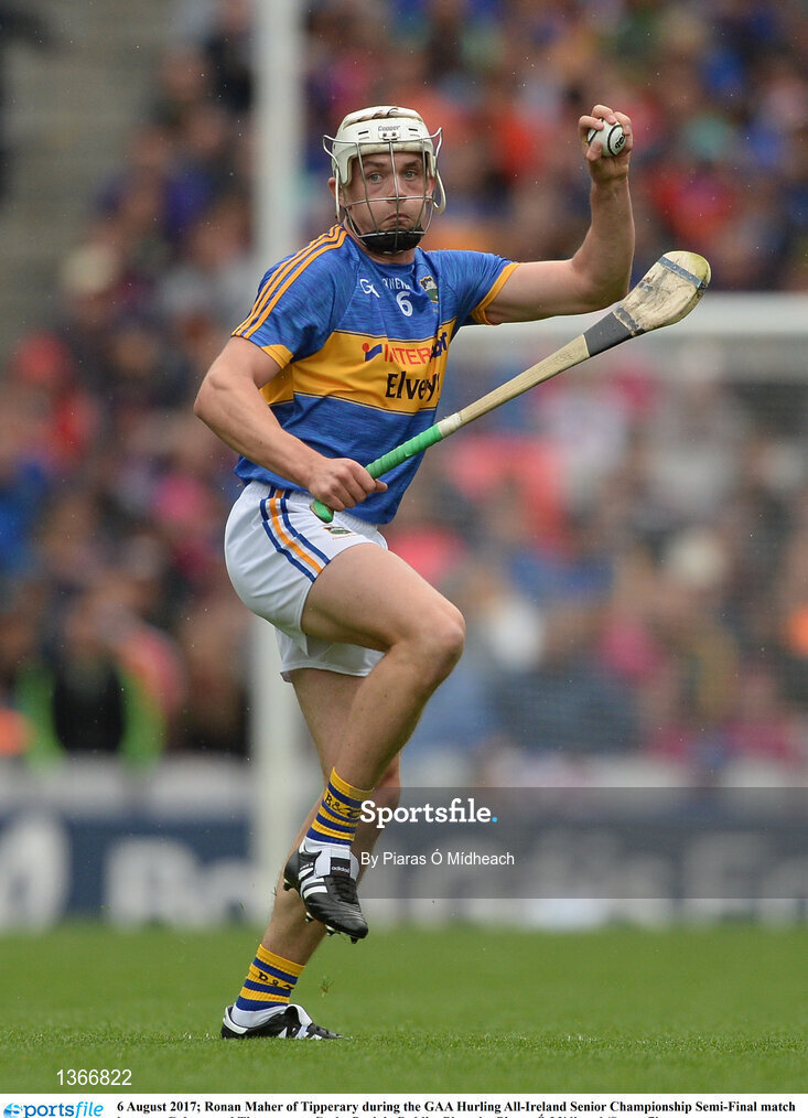 6 August 2017; Ronan Maher of Tipperary during the GAA Hurling All-Ireland Senior Championship Semi-Final match between Galway and Tipperary at Croke Park in Dublin. Photo by Piaras Ó Mídheach/Sportsfile