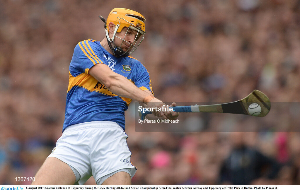 6 August 2017; Séamus Callanan of Tipperary during the GAA Hurling All-Ireland Senior Championship Semi-Final match between Galway and Tipperary at Croke Park in Dublin. Photo by Piaras Ó Mídheach/Sportsfile