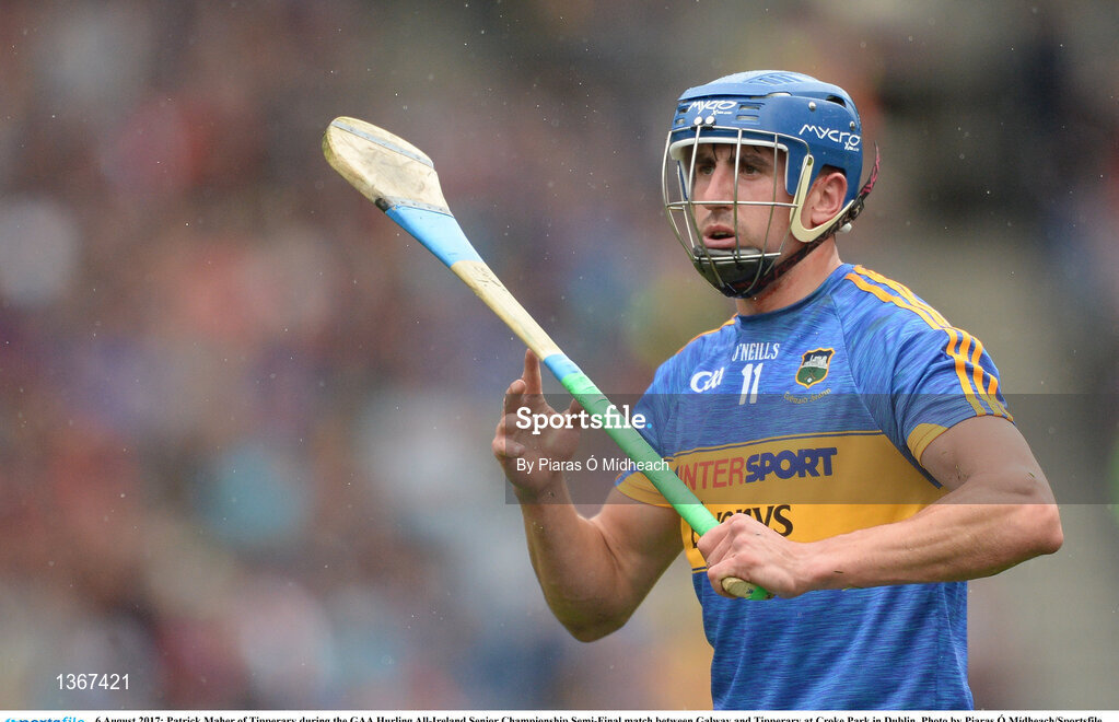 6 August 2017; Patrick Maher of Tipperary during the GAA Hurling All-Ireland Senior Championship Semi-Final match between Galway and Tipperary at Croke Park in Dublin. Photo by Piaras Ó Mídheach/Sportsfile