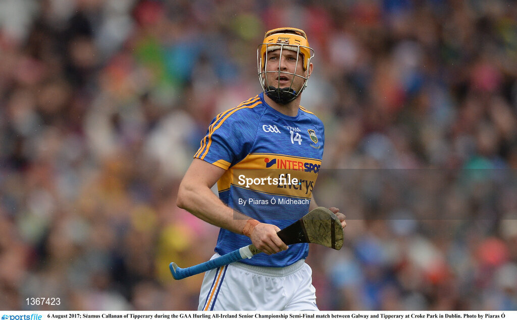 6 August 2017; Séamus Callanan of Tipperary during the GAA Hurling All-Ireland Senior Championship Semi-Final match between Galway and Tipperary at Croke Park in Dublin. Photo by Piaras Ó Mídheach/Sportsfile