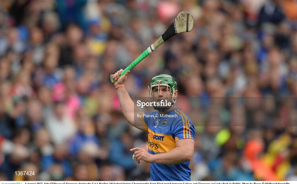 6 August 2017; John O’Dwyer of Tipperary during the GAA Hurling All-Ireland Senior Championship Semi-Final match between Galway and Tipperary at Croke Park in Dublin. Photo by Piaras Ó Mídheach/Sportsfile