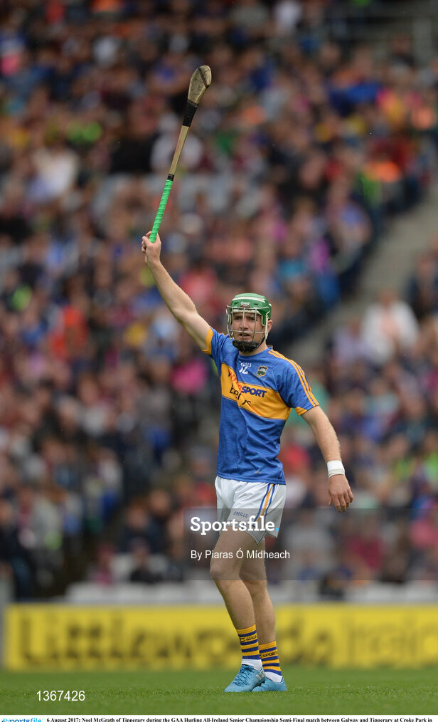 6 August 2017; Noel McGrath of Tipperary during the GAA Hurling All-Ireland Senior Championship Semi-Final match between Galway and Tipperary at Croke Park in Dublin. Photo by Piaras Ó Mídheach/Sportsfile