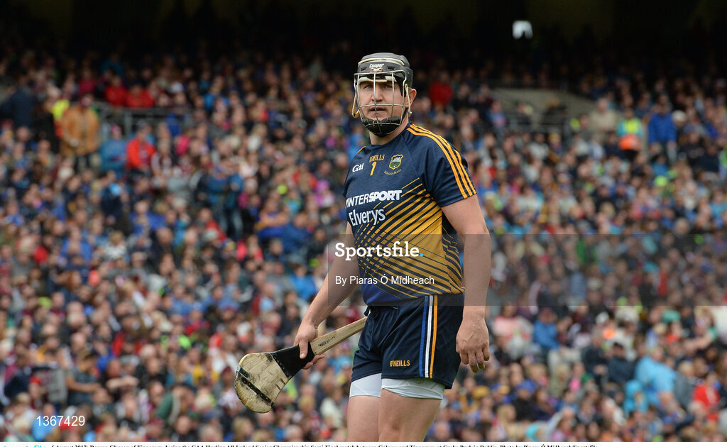 6 August 2017; Darren Gleeson of Tipperary during the GAA Hurling All-Ireland Senior Championship Semi-Final match between Galway and Tipperary at Croke Park in Dublin. Photo by Piaras Ó Mídheach/Sportsfile