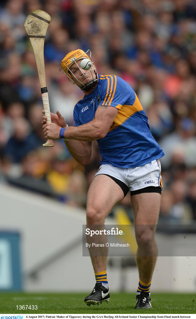 6 August 2017; Pádraic Maher of Tipperary during the GAA Hurling All-Ireland Senior Championship Semi-Final match between Galway and Tipperary at Croke Park in Dublin. Photo by Piaras Ó Mídheach/Sportsfile