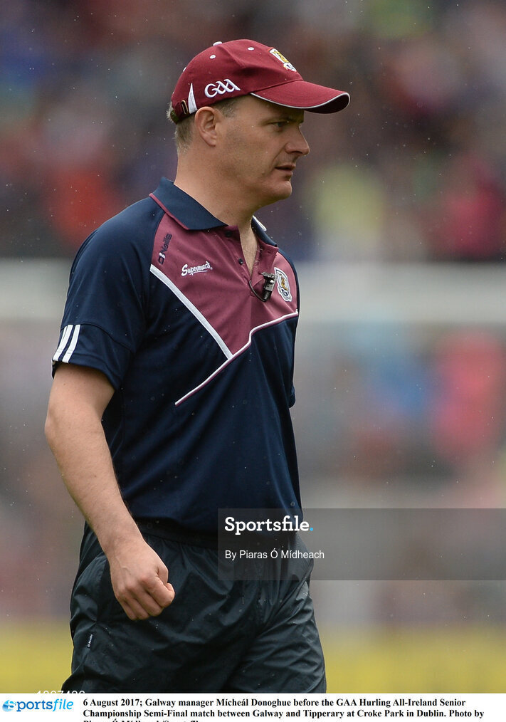 6 August 2017; Galway manager Mícheál Donoghue before the GAA Hurling All-Ireland Senior Championship Semi-Final match between Galway and Tipperary at Croke Park in Dublin. Photo by Piaras Ó Mídheach/Sportsfile