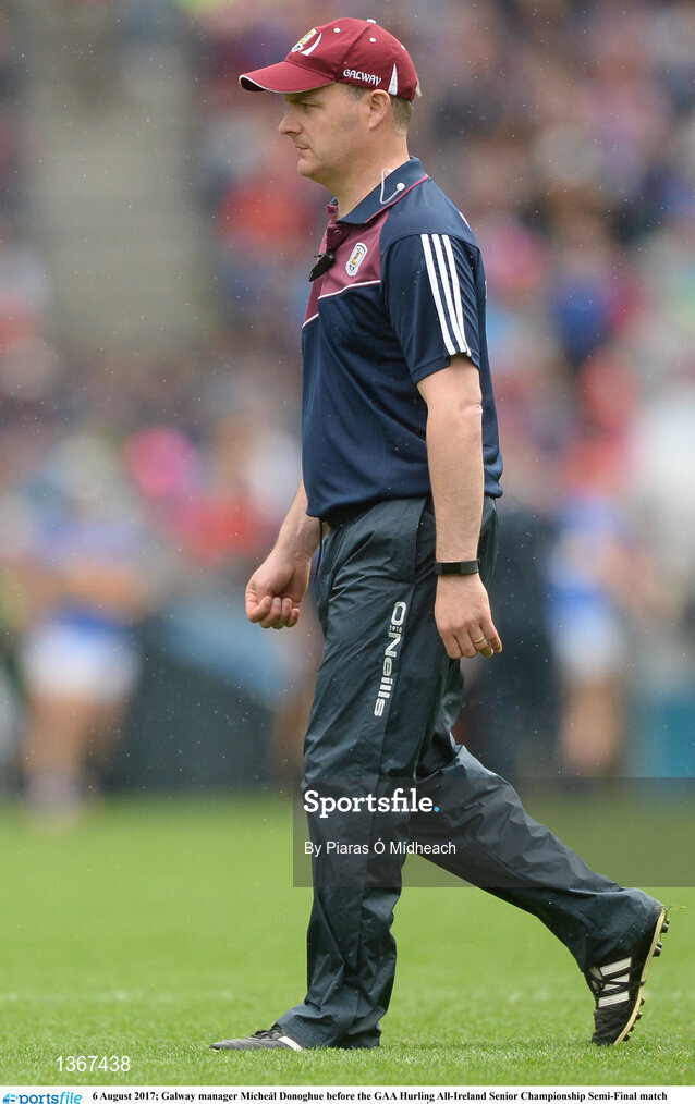 6 August 2017; Galway manager Mícheál Donoghue before the GAA Hurling All-Ireland Senior Championship Semi-Final match between Galway and Tipperary at Croke Park in Dublin. Photo by Piaras Ó Mídheach/Sportsfile