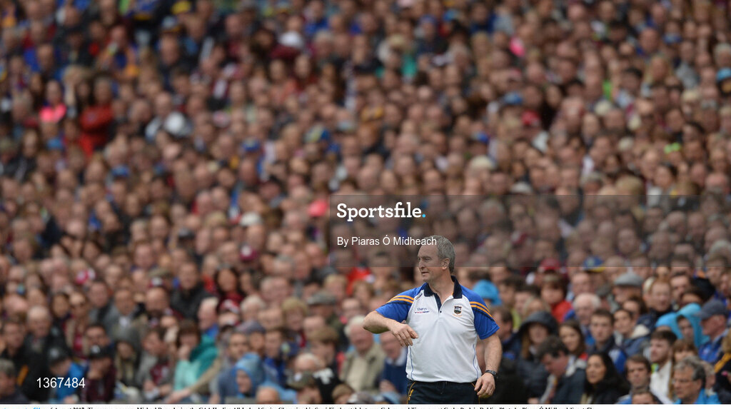 6 August 2017; Tipperary manager Michael Ryan during the GAA Hurling All-Ireland Senior Championship Semi-Final match between Galway and Tipperary at Croke Park in Dublin. Photo by Piaras Ó Mídheach/Sportsfile