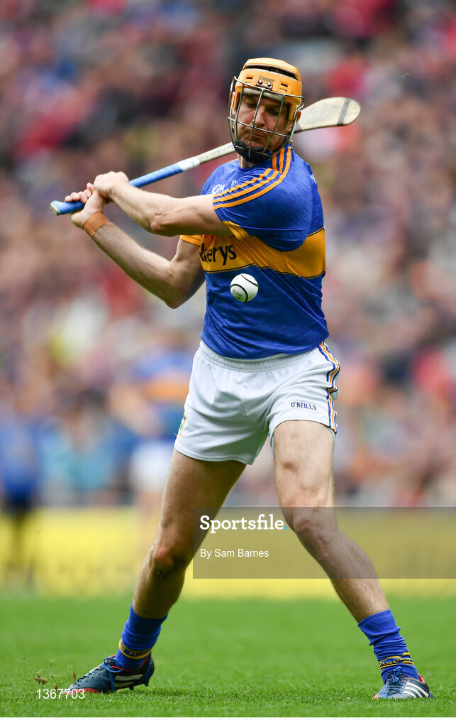 6 August 2017; Seamus Callanan of Tipperary during the GAA Hurling All-Ireland Senior Championship Semi-Final match between Galway and Tipperary at Croke Park in Dublin. Photo by Sam Barnes/Sportsfile
