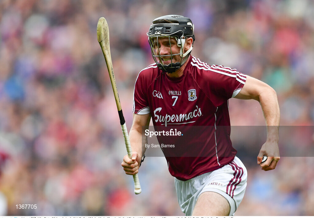 6 August 2017; Aidan Harte of Galway during the GAA Hurling All-Ireland Senior Championship Semi-Final match between Galway and Tipperary at Croke Park in Dublin. Photo by Sam Barnes/Sportsfile