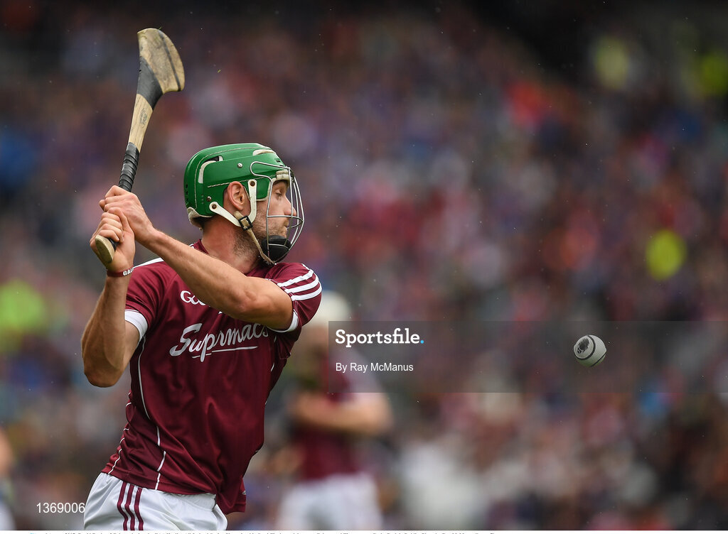 6 August 2017; David Burke of Galway during the GAA Hurling All-Ireland Senior Championship Semi-Final match between Galway and Tipperary at Croke Park in Dublin. Photo by Ray McManus/Sportsfile
